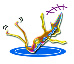 TAIWANESE Japanese with smile monster sticker #7596447