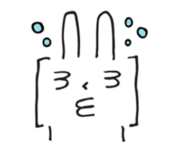 Brackets Rabbit sticker #7596664
