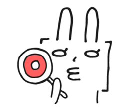 Brackets Rabbit sticker #7596667