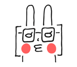 Brackets Rabbit sticker #7596674