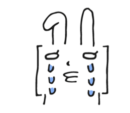 Brackets Rabbit sticker #7596676