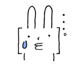 Brackets Rabbit sticker #7596677