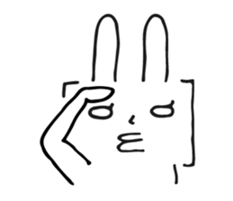 Brackets Rabbit sticker #7596681