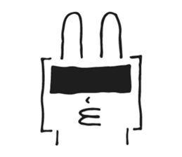 Brackets Rabbit sticker #7596683