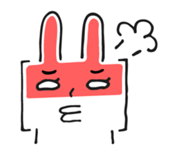 Brackets Rabbit sticker #7596688