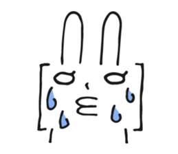 Brackets Rabbit sticker #7596693