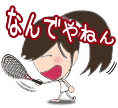 I love tennis, girl sticker #7596869
