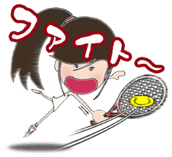 I love tennis, girl sticker #7596891