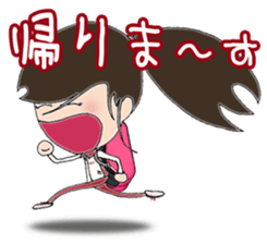 I love tennis, girl sticker #7596895