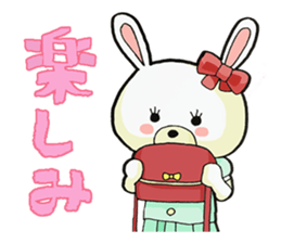 Usappi of poor tolker rabbit sticker #7597269