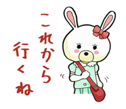 Usappi of poor tolker rabbit sticker #7597270