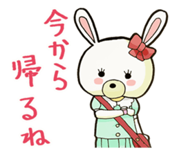 Usappi of poor tolker rabbit sticker #7597271