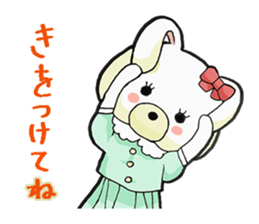 Usappi of poor tolker rabbit sticker #7597272