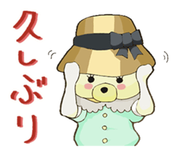 Usappi of poor tolker rabbit sticker #7597275