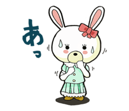 Usappi of poor tolker rabbit sticker #7597290