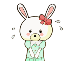 Usappi of poor tolker rabbit sticker #7597291