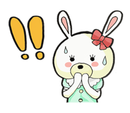 Usappi of poor tolker rabbit sticker #7597295