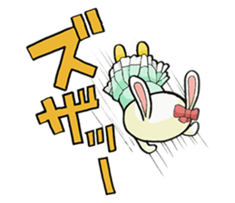 Usappi of poor tolker rabbit sticker #7597296