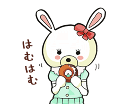 Usappi of poor tolker rabbit sticker #7597298