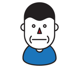 Mr.Blue emotion sticker #7598660