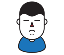 Mr.Blue emotion sticker #7598663