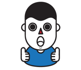 Mr.Blue emotion sticker #7598664