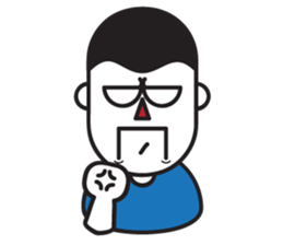 Mr.Blue emotion sticker #7598665