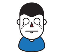 Mr.Blue emotion sticker #7598669