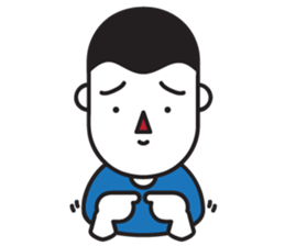 Mr.Blue emotion sticker #7598671