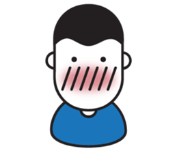 Mr.Blue emotion sticker #7598672
