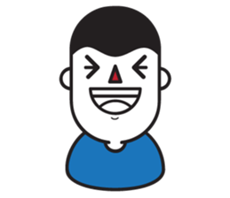 Mr.Blue emotion sticker #7598673