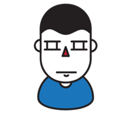 Mr.Blue emotion sticker #7598677