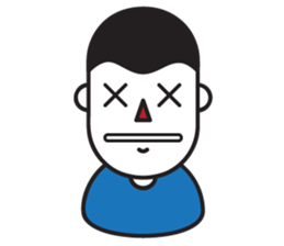 Mr.Blue emotion sticker #7598682
