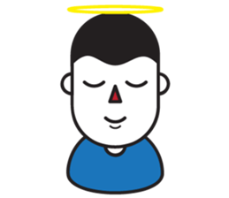 Mr.Blue emotion sticker #7598683