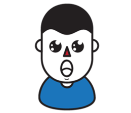 Mr.Blue emotion sticker #7598684