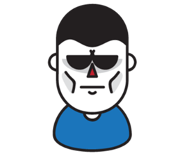 Mr.Blue emotion sticker #7598685