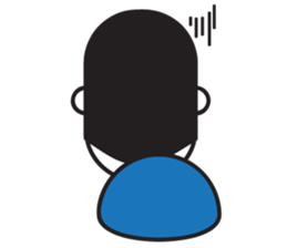 Mr.Blue emotion sticker #7598688