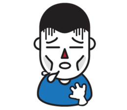 Mr.Blue emotion sticker #7598692