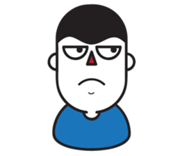Mr.Blue emotion sticker #7598693