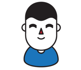 Mr.Blue emotion sticker #7598697