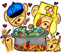 Rossy the lovely bears I sticker #7598997