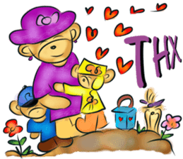 Rossy the lovely bears I sticker #7599004