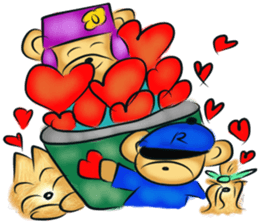 Rossy the lovely bears I sticker #7599005