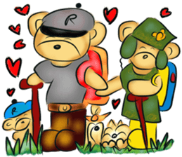 Rossy the lovely bears I sticker #7599010