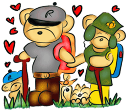 Rossy the lovely bears I sticker #7599010