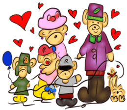 Rossy the lovely bears I sticker #7599019