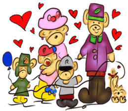 Rossy the lovely bears I sticker #7599019