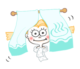 Just a day of life with lovely friends sticker #7599189