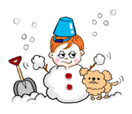 Just a day of life with lovely friends sticker #7599207