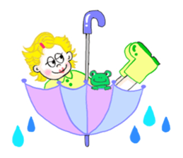 Just a day of life with lovely friends sticker #7599210